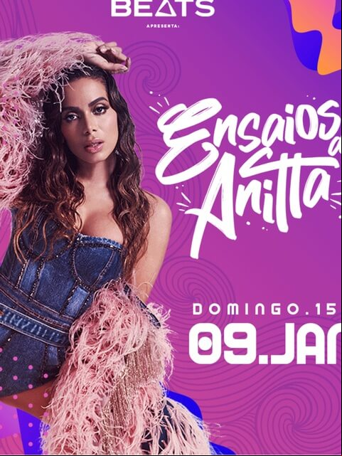 Concierto de Anitta, Ensaios da Anitta, en Rio de Janeiro, Brasil, Domingo, 09 de enero de 2022