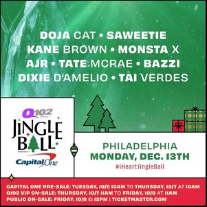 Concierto de Saweetie en Philadelphia, Pensilvania, Estados Unidos, Lunes, 13 de diciembre de 2021